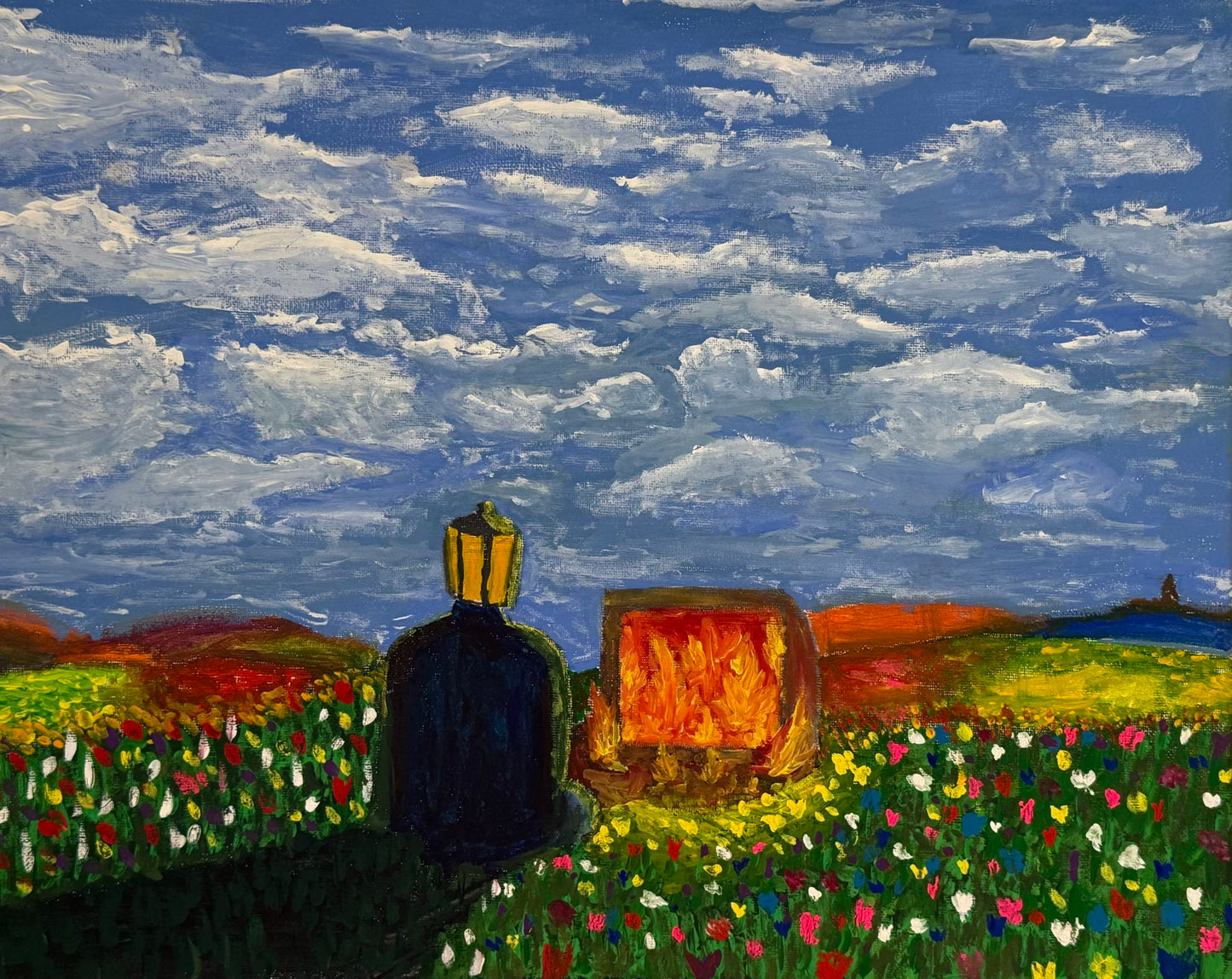 'The Perception of Chaos Among a Field of Flowers' - giclée fine art print