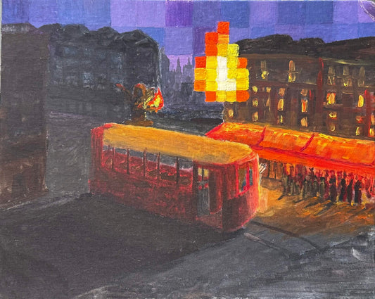 'Trolley Problem' - giclée fine art print
